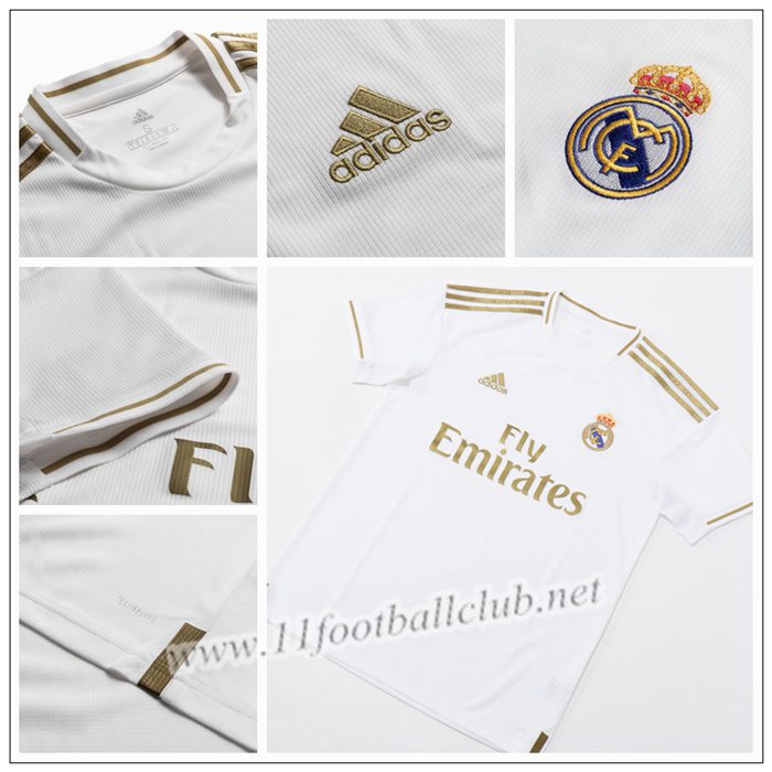 Nouveaux Maillot de Foot Real ISCO 22 Enfant Domicile Adidas 19/20 Pas Cher