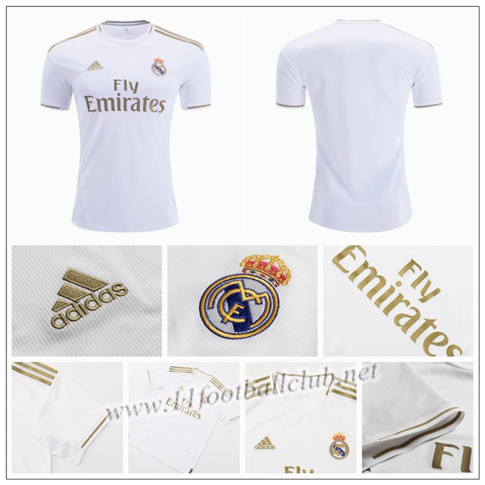 Nouveau Maillot de Foot Real Casemiro 14 Enfant Domicile Adidas 19/20 Pas Cher