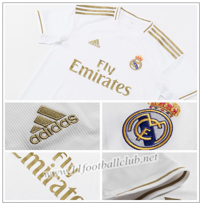 Nouveaux Maillot de Foot Real KROOS 8 Enfant Domicile Adidas 19/20 Pas Cher