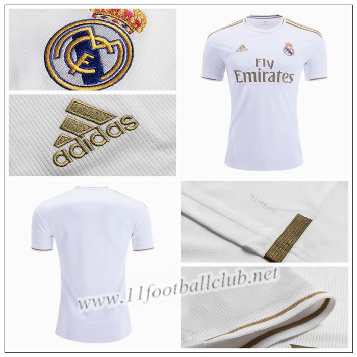 Nouveau Maillot de Foot Real MODRIC 10 Enfant Domicile Adidas 19/20 Pas Cher