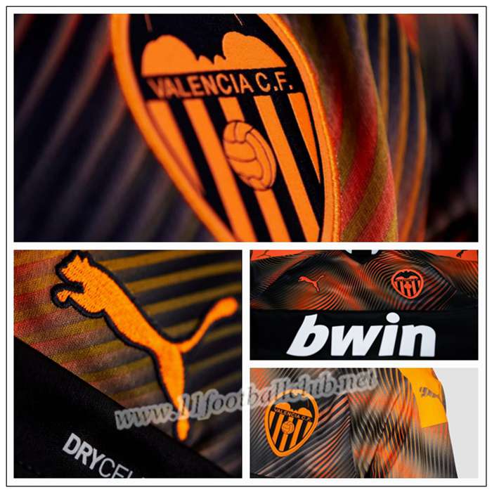Maillot de Foot Valencia AIMAR 21 Enfant Orange Exterieur 2019 2020 Pas Cher | 11footballclub Shopping