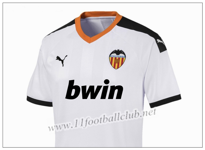 Maillot de Foot Valencia GAYA 14 Enfant Blanc Domicile 2019 2020 Pas Cher | 11footballclub Officiel