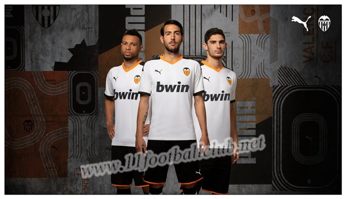 Nouveau Maillot de Foot Valencia AIMAR 21 Enfant Domicile Puma 19/20 Pas Cher