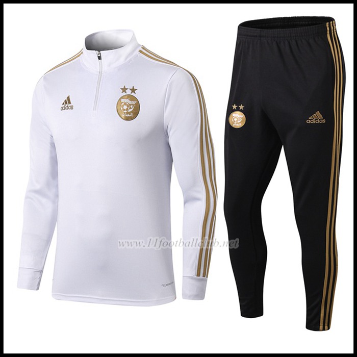 Ensemble Survetement de Foot Algerie Blanc 2019/2020