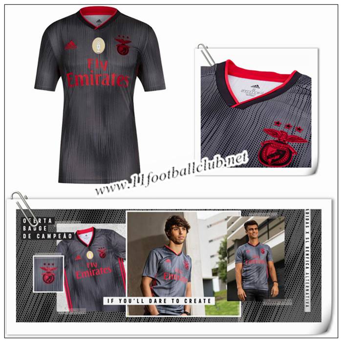Le Nouveau Maillot du Benfica Exterieur Gris 2019/20 Personnalisé