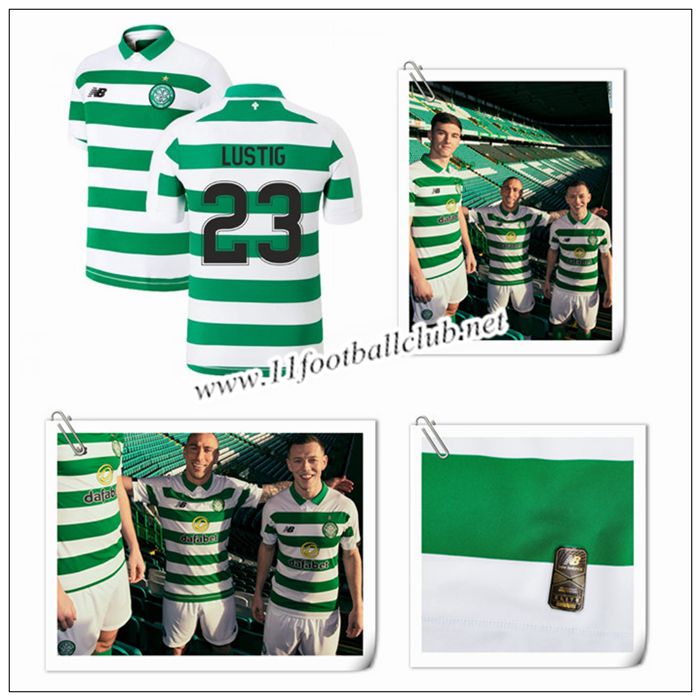 Le Nouveau Maillot du Celtics LUSTIG 23 Domicile Blanc/Vert 2019/20 Floqué