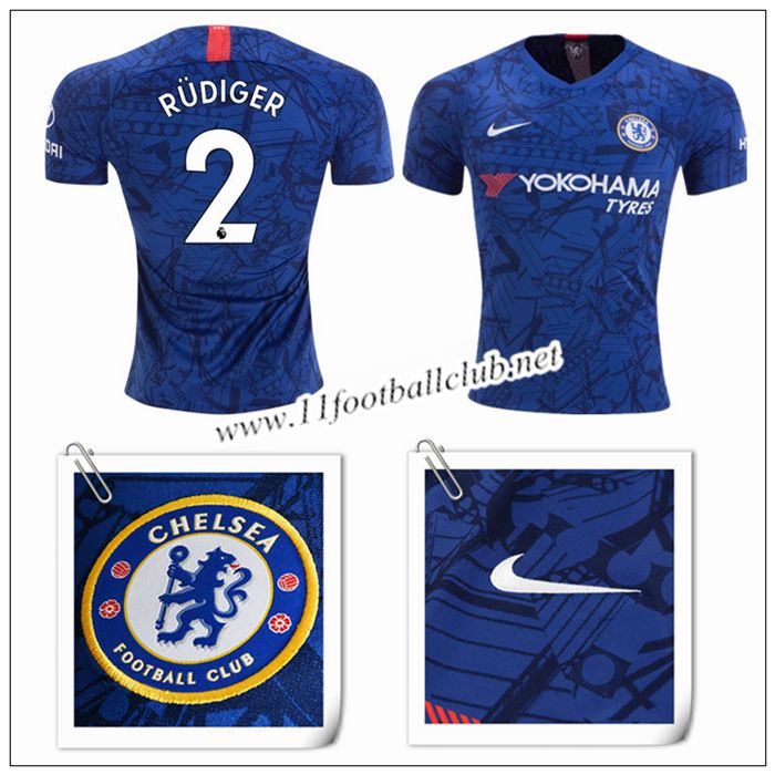 Maillot Antonio Rüdiger Chelsea 20/21 Domicile par Nike