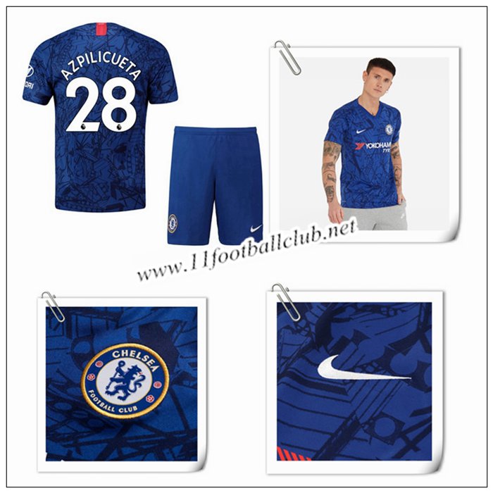 Site Maillot Azpilicueta 28 Pas Cher 2019/20 Enfant Domicile Pour
