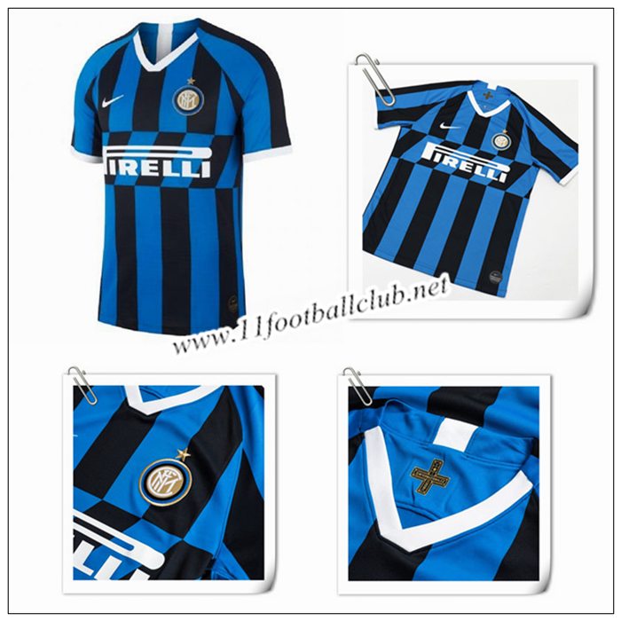 Le Nouveaux Maillot de Inter Milan Domicile Bleu/Noir 2019/20 Authentic Le Nouveaux Maillot de Inter Milan Domicile Bleu/Noir 2019/20 Authentic