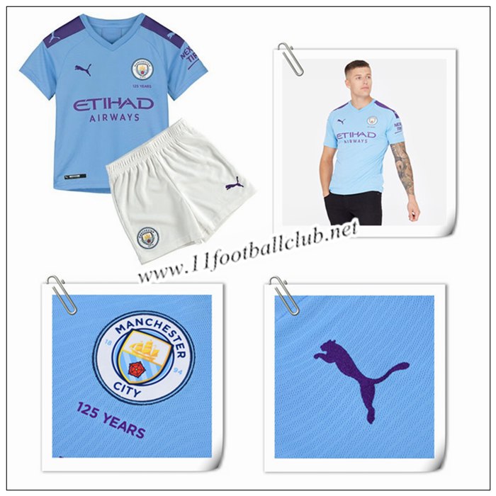 Le Nouveau Maillot du Manchester City Enfant Domicile Bleu Clair 2019/20 Flocage Le Nouveau Maillot du Manchester City Enfant Domicile Bleu Clair 2019/20 Flocage