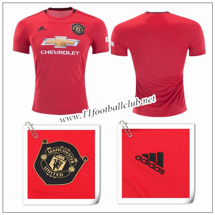 Le Nouveau Maillot du Manchester United Domicile Rouge 2019/20 Floqué Le Nouveau Maillot du Manchester United Domicile Rouge 2019/20 Floqué