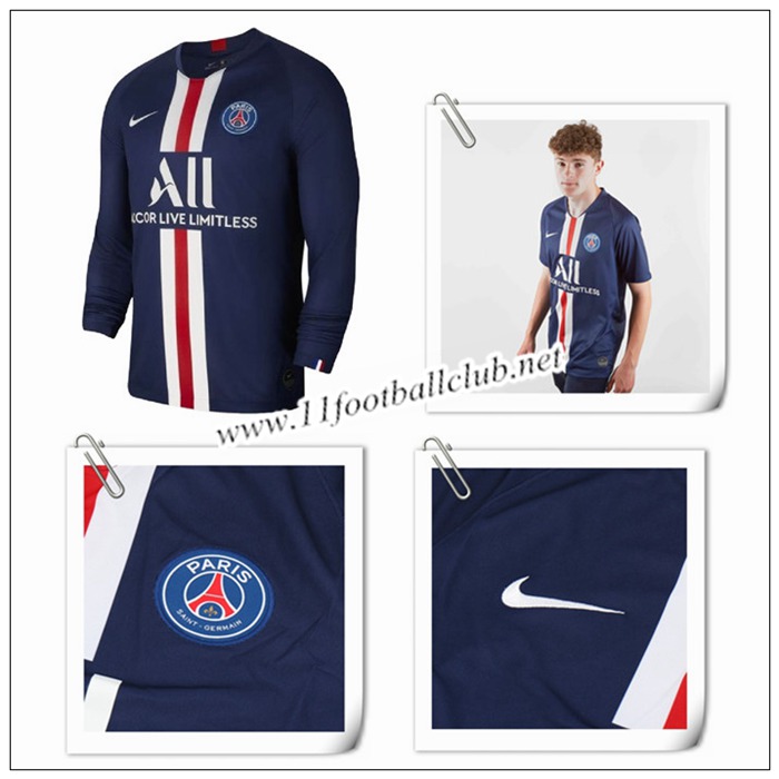 Nouveau Maillot De Foot Paris PSG Gardien De But Manche Longue Gris 20192020 P 6991