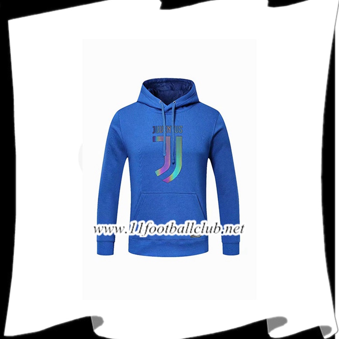Le Nouveau Sweatshirt Training Capuche Juventus Bleu 2020/2021
