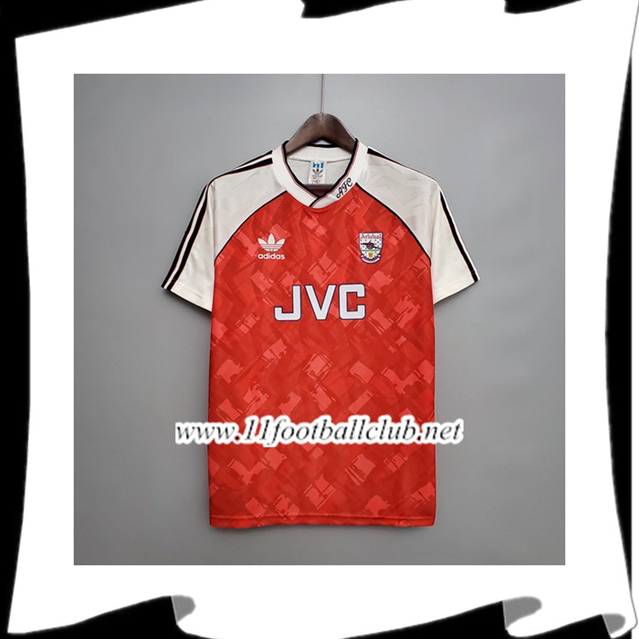 Le Nouveau Maillot de Foot Arsenal Retro Domicile 1990/1992