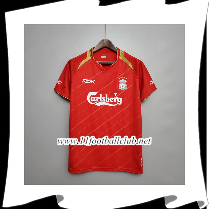Le Nouveaux Maillot de Foot FC Liverpool Retro Domicile 2005/2006