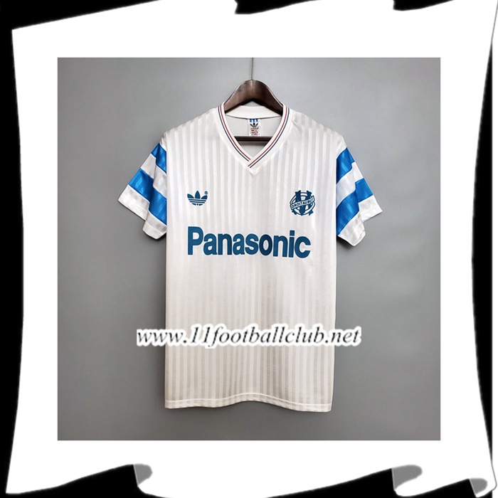 Le Nouveau Maillot de Foot Marseille Retro Domicile 1990