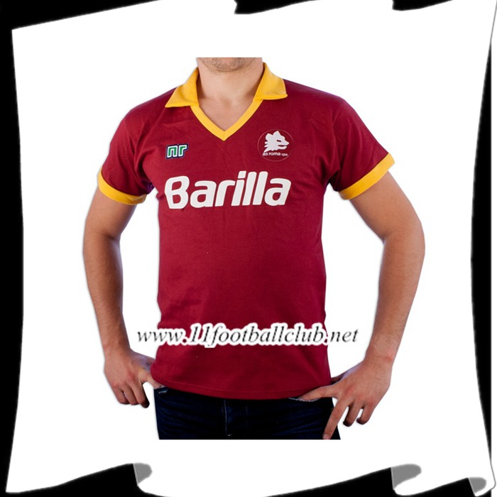 Le Nouveaux Maillot de Foot AS Roma Retro Domicile 1989/1990
