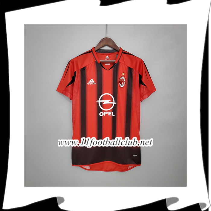 Le Nouveaux Maillot de Foot Milan AC Retro Domicile 2004/2005