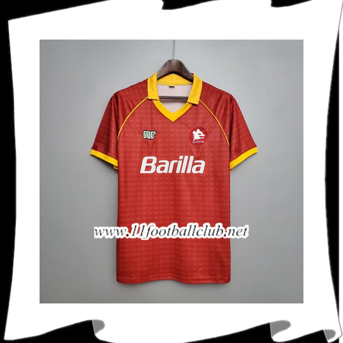Le Nouveaux Maillot de Foot AS Roma Retro Domicile 1990/1991