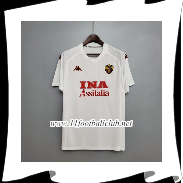 Le Nouveau Maillot de Foot AS Roma Retro Exterieur 2000/2001