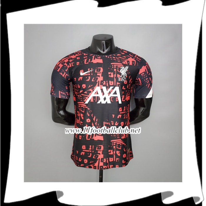 Le Nouveaux Training T-Shirts FC Liverpool Noir/Rouge 2020/2021