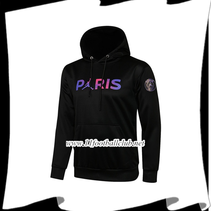 Le Nouveaux Sweatshirt Training Capuche Jordan PSG Paris Noir 2021/2022
