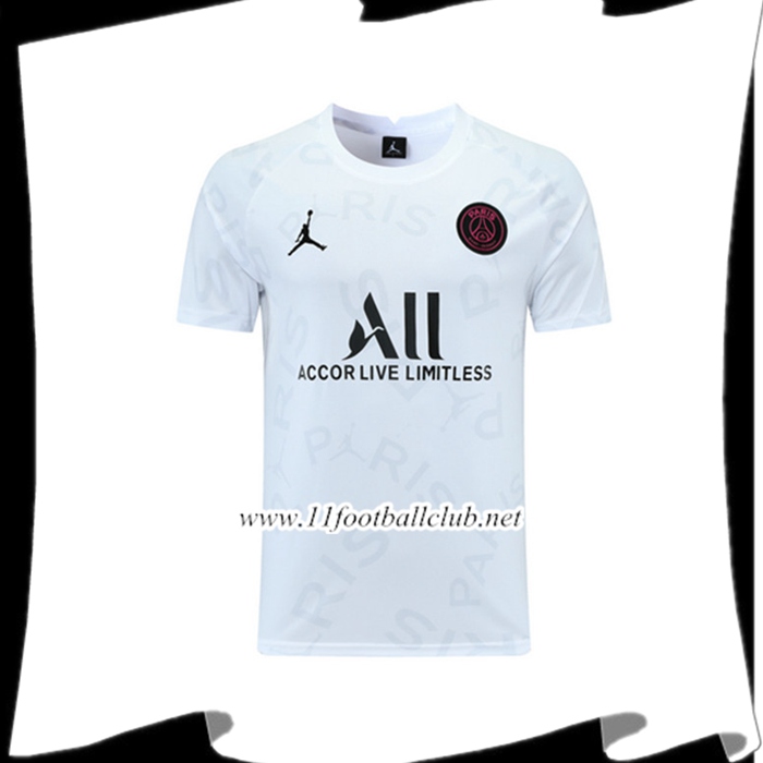 Le Nouveaux Training T-Shirts PSG Jordan Blanc 2021/2022