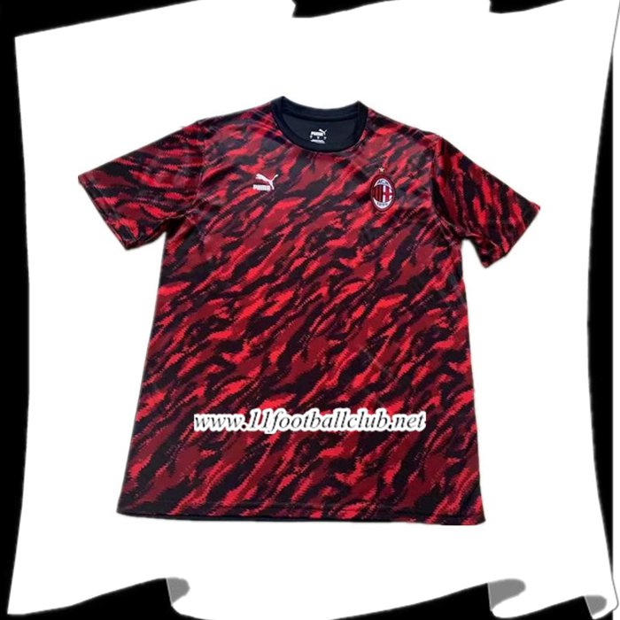 Le Nouveau Training T-Shirts Milan AC Noir/Rouge 2021/2022
