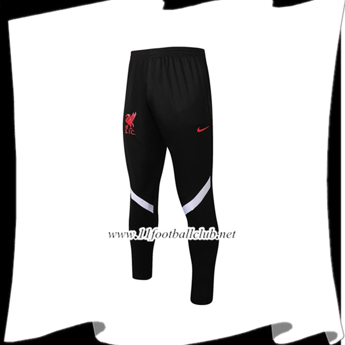 Le Nouveaux Training Pantalon Foot FC Liverpool Noir/Blanc 2021/2022