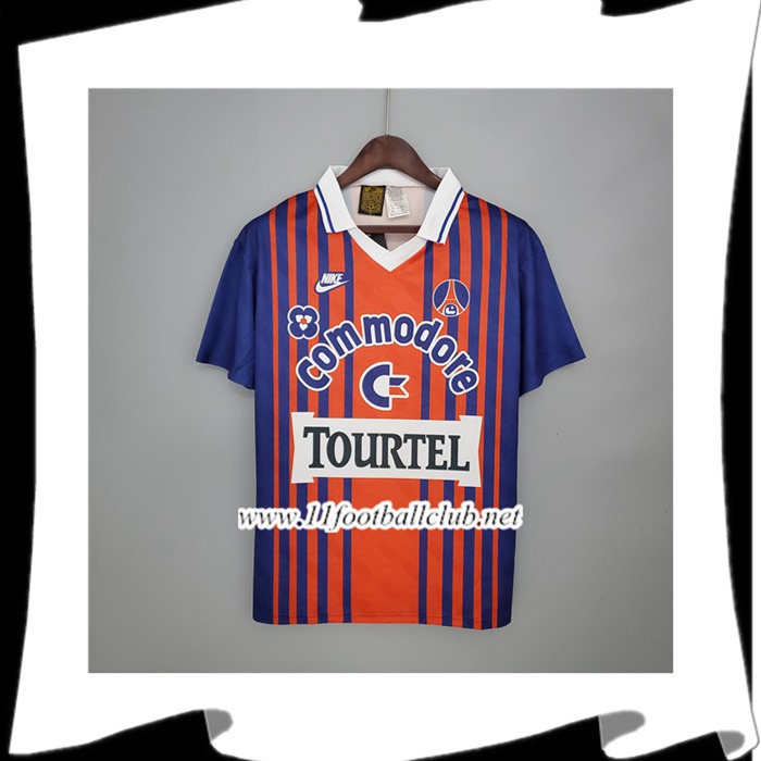 Le Nouveau Maillot de Foot PSG Retro Domicile 1992/1993