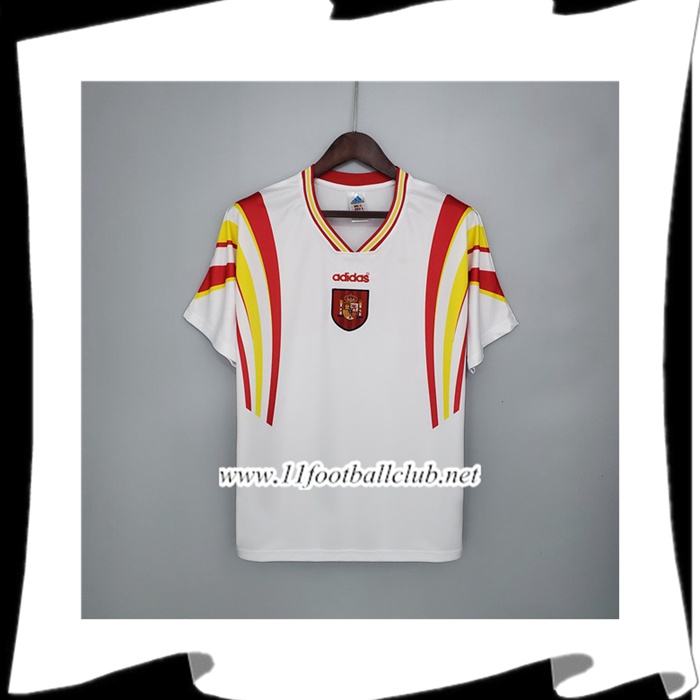 Le Nouveaux Maillot de Foot Espagne Retro Exterieur 1996