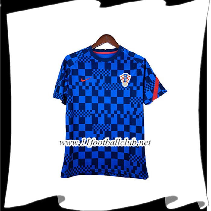 Nouveaux Training T-Shirts Croatie Bleu 2021/2022