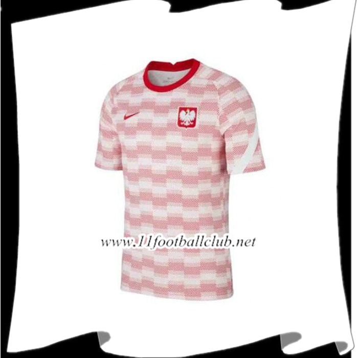 Nouveaux Training T-Shirts Pologne Rouge/Blanc 2021/2022
