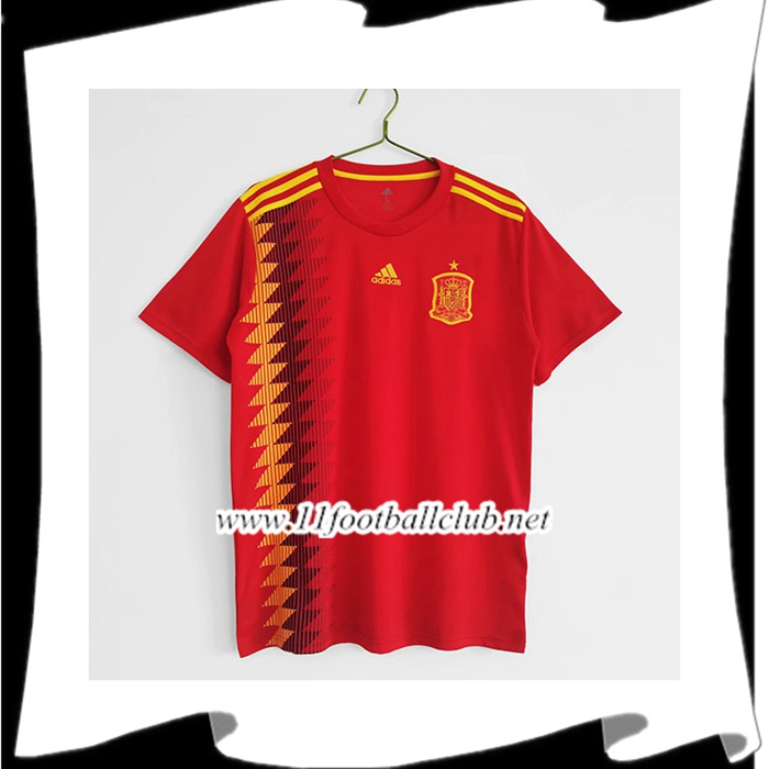 Le Nouveau Maillot de Foot Espagne Retro Domicile 2018