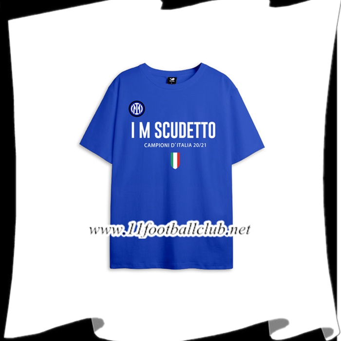 Le Nouveaux T-Shirts Inter Milan Scudetto Bleu 2021