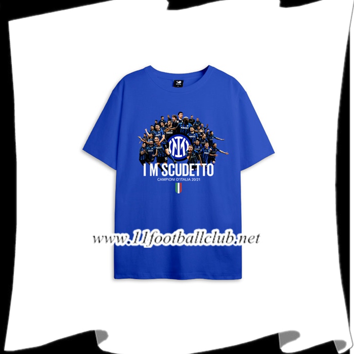 Le Nouveau T-Shirts Inter IM Scudetto Bleu 2021