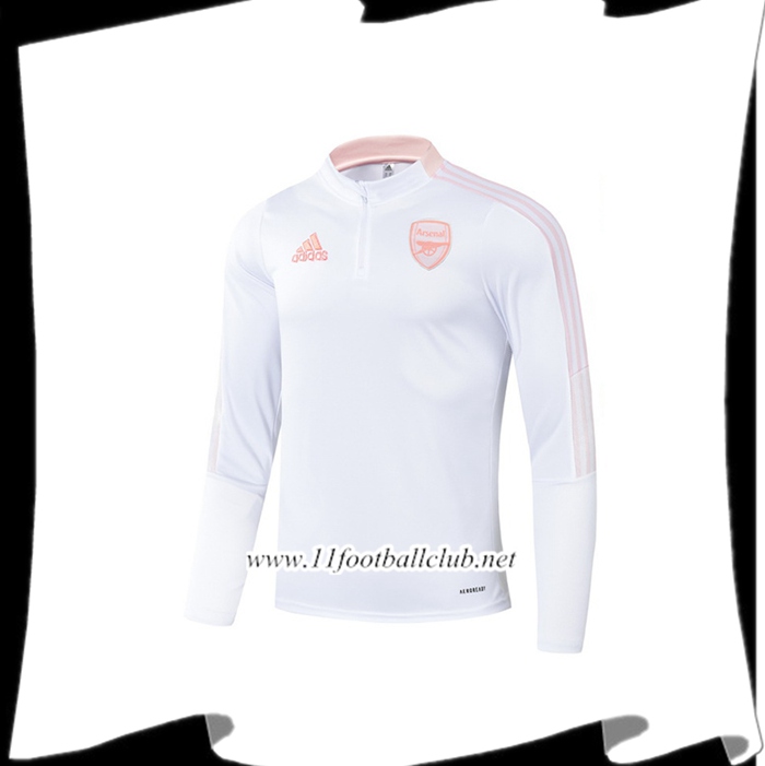 Le Nouveaux Sweatshirt Training Arsenal Blanc 2021/2022