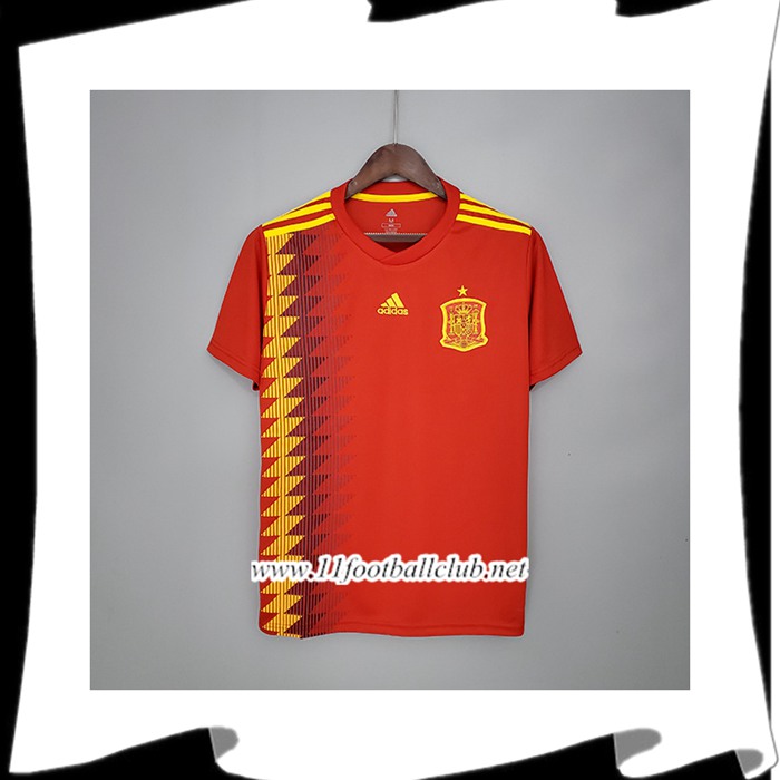 Le Nouveau Maillot de Foot Espagne Retro Domicile 2014