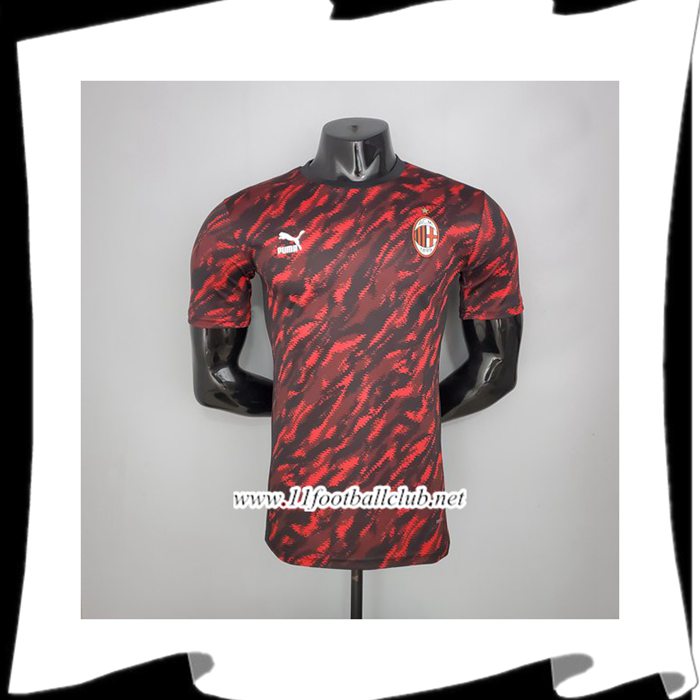 Le Nouveau Training T-Shirts AC Milan Player Version Rouge/Bleu 2021/2022