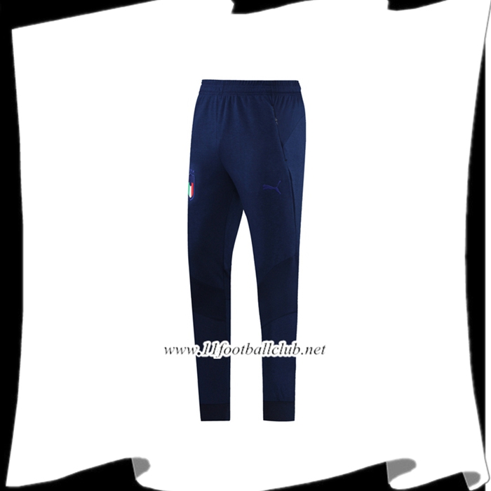Le Nouveau Training Pantalon Foot Italie Bleu Marin 2021/2022