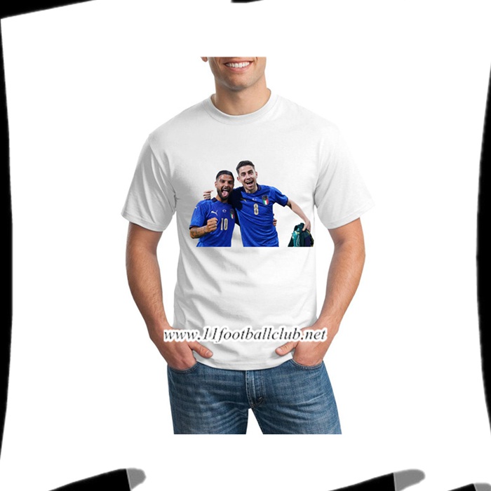 T-Shirts Italie UEFA Euro 2020 Champions Blanc - GXHTS17