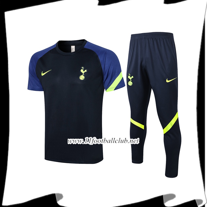 Ensemble Polo Tottenham Hotspur + Pantalon Bleu/Noir 2021/2022