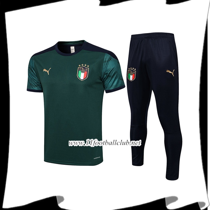 Ensemble Polo Italie + Pantalon Vert 2021/2022
