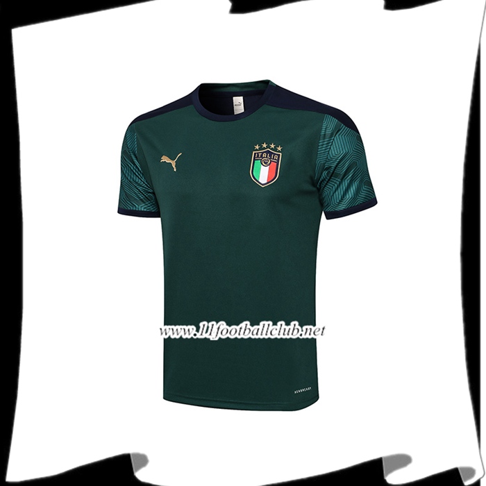 Polo Foot Italie Vert 2021/2022