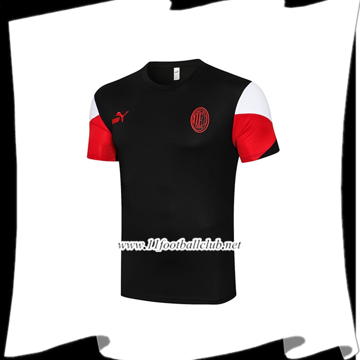 Training T-Shirts Milan AC Noir/Rouge 2021/2022