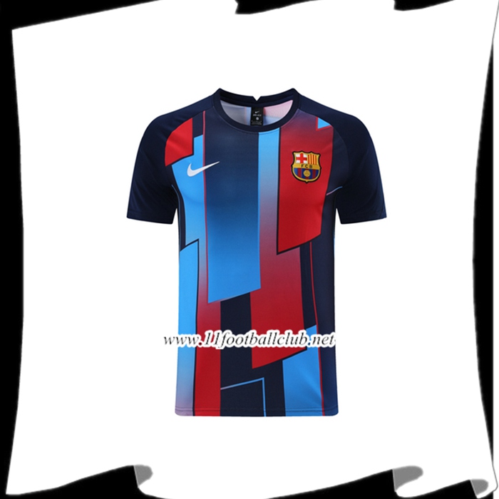 Training T-Shirts FC Barcelone Noir/Bleu 2021/2022