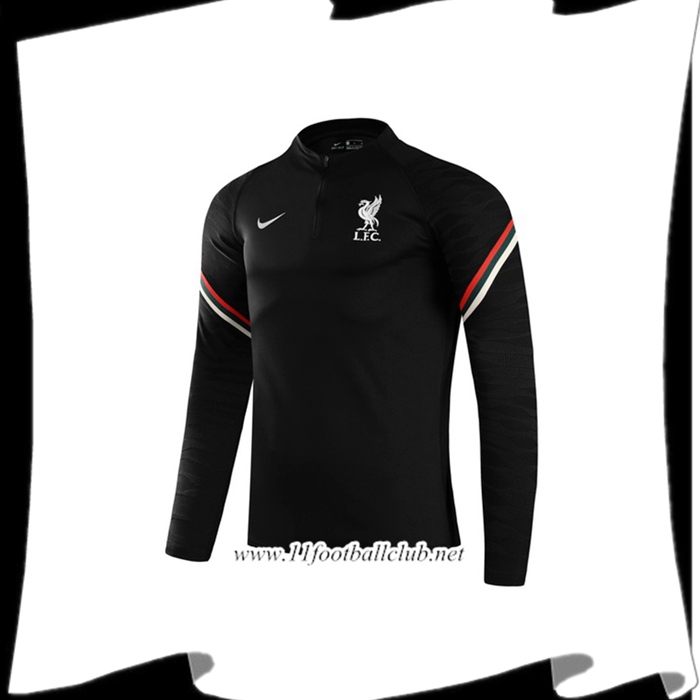 Le Nouveaux Sweatshirt Training FC Liverpool Noir 2021/2022