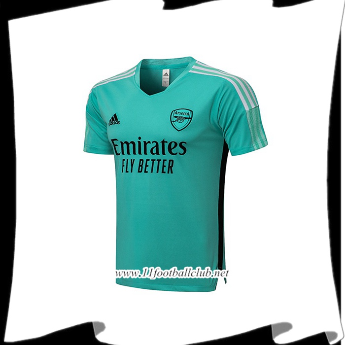 Le Nouveaux Training T-Shirts FC Arsenal Vert/Noir 2021/2022