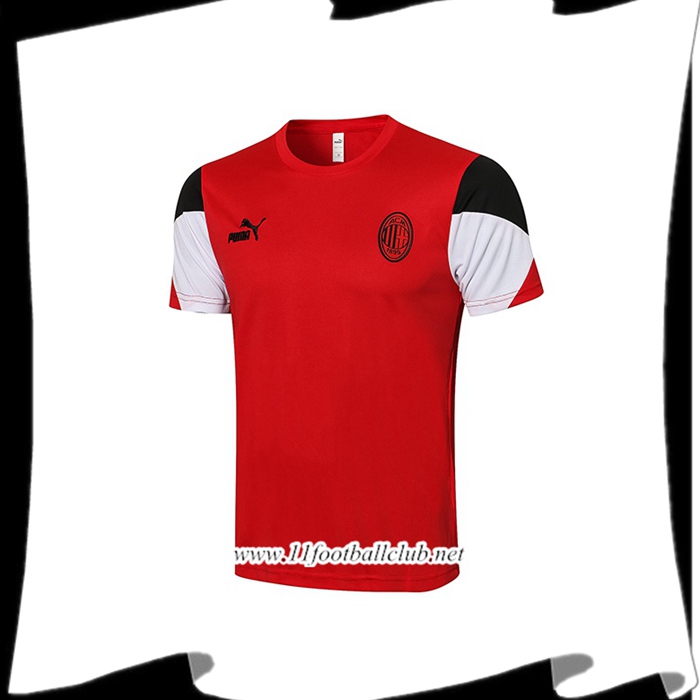 Le Nouveaux Training T-Shirts Milan AC Rouge/Blanc 2021/2022