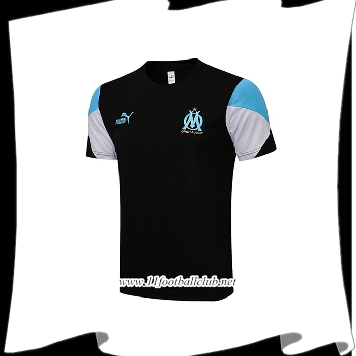Le Nouveau Training T-Shirts Marseille OM Noir/Blanc 2021/2022